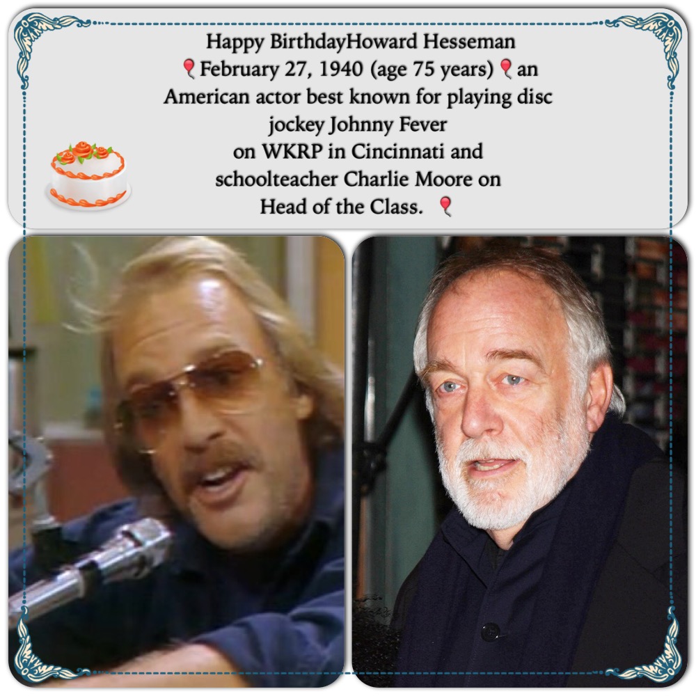 Happy Birthday to Howard Hesseman!